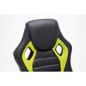 Silla gaming ASCARI, diseño deportivo, color negro
