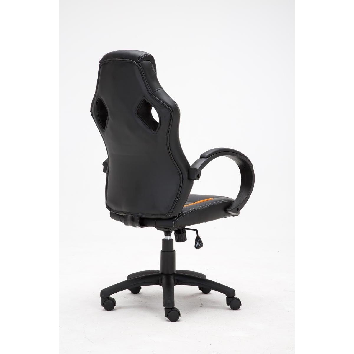 Silla Gaming ASCARI, Diseño Deportivo y Gran Comodidad, Piel y Tela, en Negro