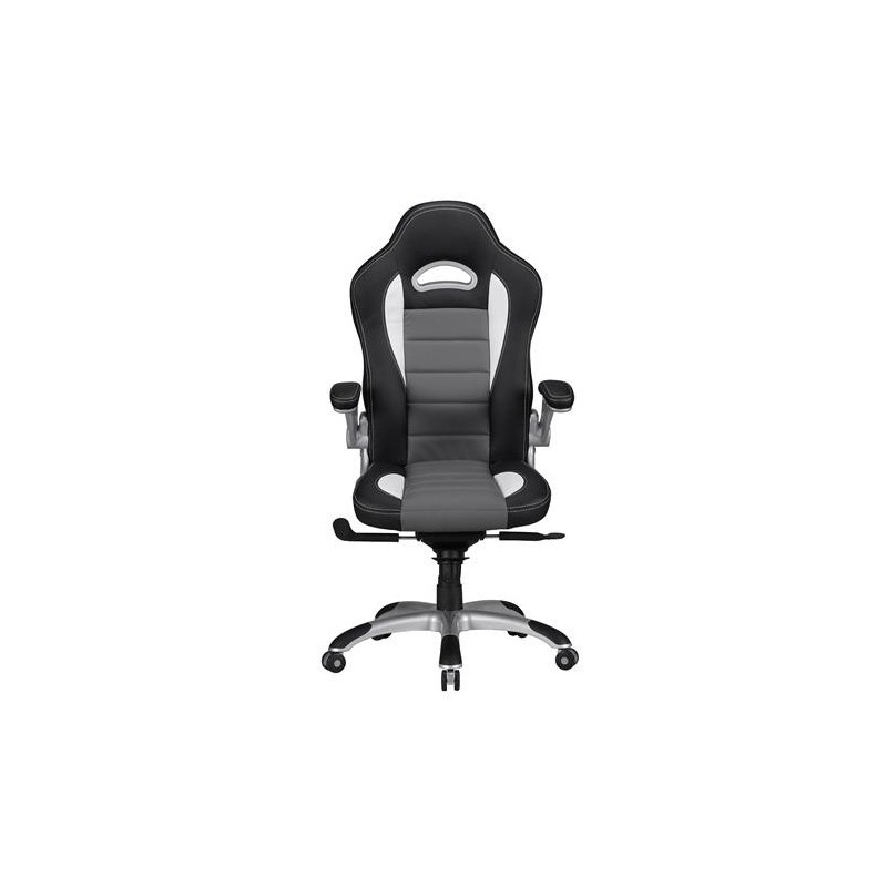 Silla Gaming NORIS de diseño deportivo, gran acolchado y para uso profesional de 8 horas, en negro