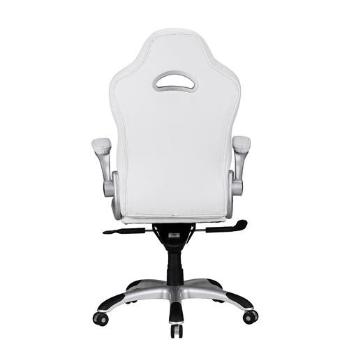 Silla de Ordenador NORIS con precioso Diseño gaming, Tapizada en Piel, Uso Profesional 8h, Negro