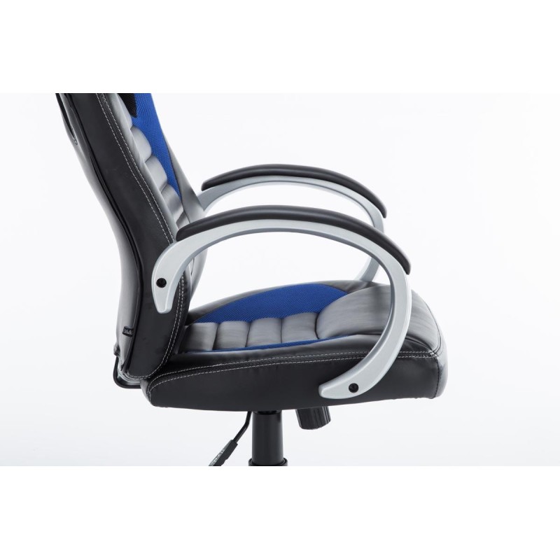 Silla gaming ASCARI PRO, diseño deportivo, color negro