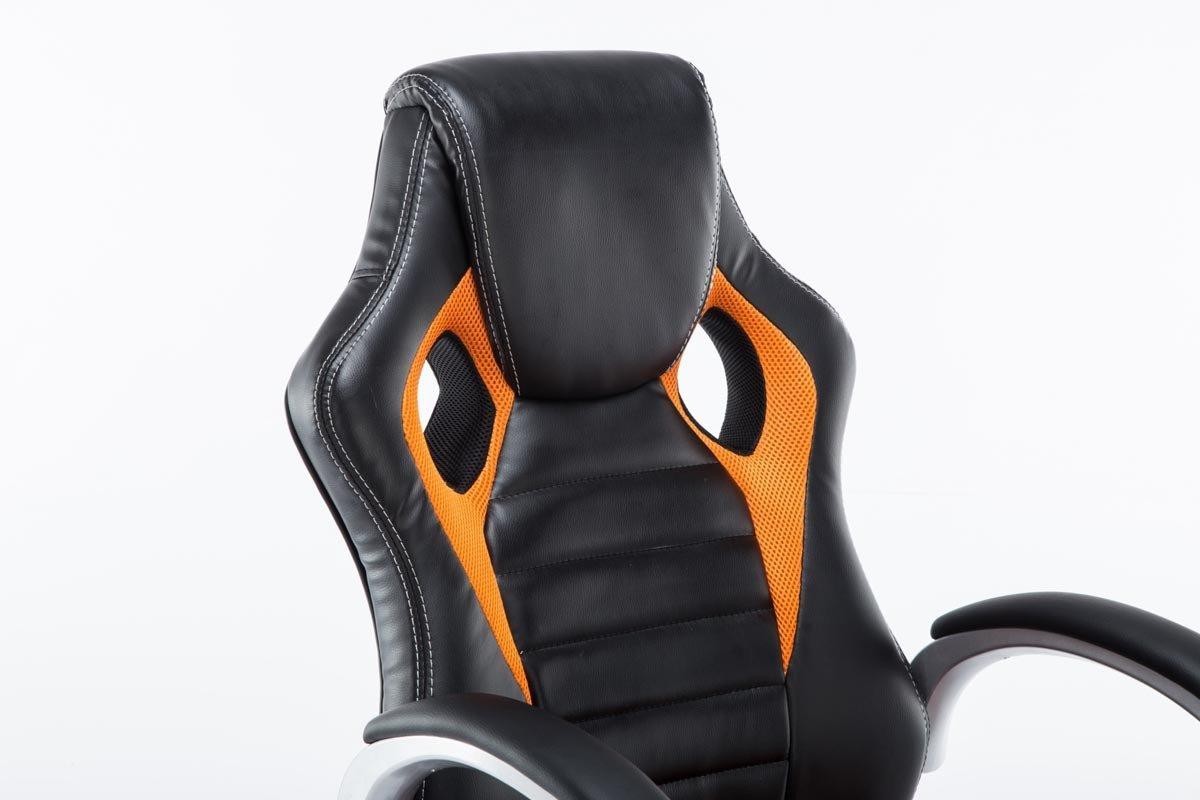 Silla Gaming ASCARI PRO, Diseño Deportivo y Gran Comodidad, Piel y Tela, en Negro