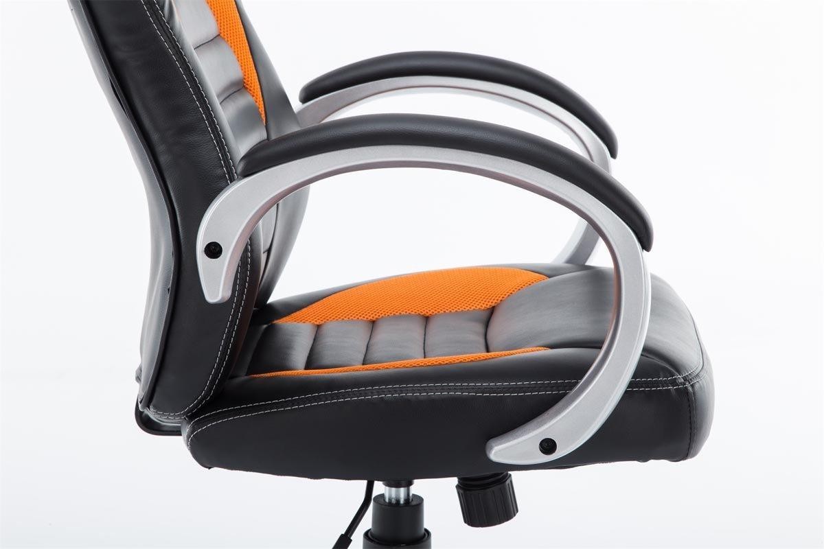Silla Gaming ASCARI PRO, Diseño Deportivo y Gran Comodidad, Piel y Tela, en Negro
