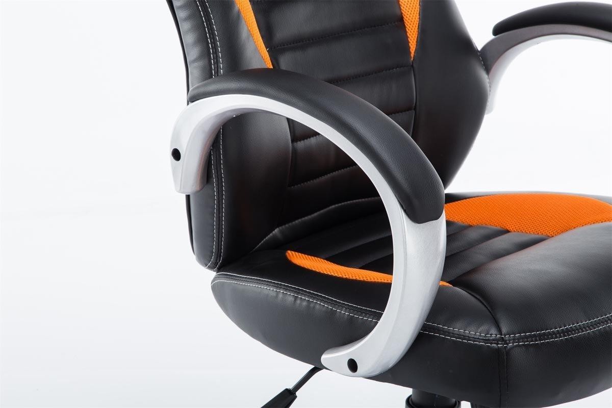 Silla Gaming ASCARI PRO, Diseño Deportivo y Gran Comodidad, Piel y Tela, en Negro