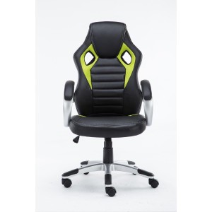 Silla gaming ASCARI PRO, diseño deportivo, color negro