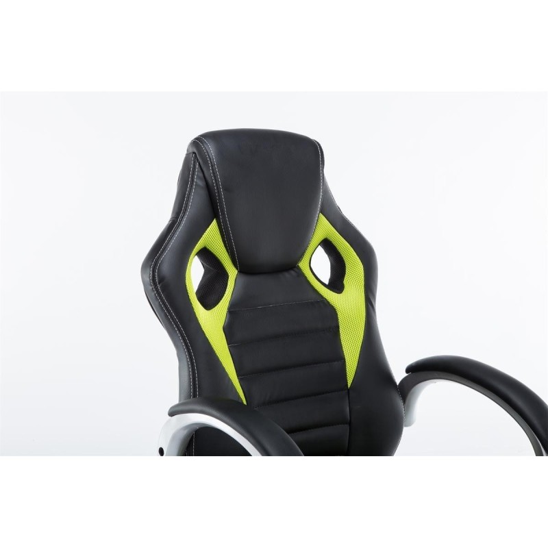 Silla gaming ASCARI PRO, diseño deportivo, color negro