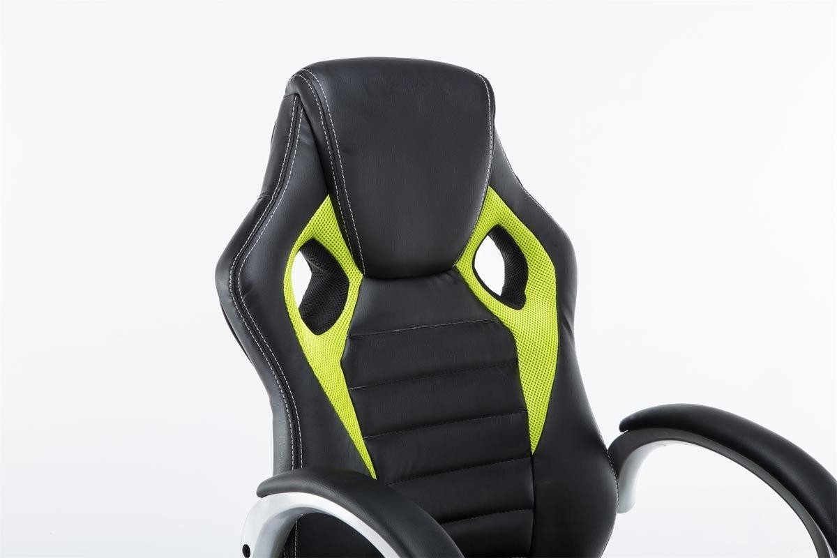 Silla Gaming ASCARI PRO, Diseño Deportivo y Gran Comodidad, Piel y Tela, en Negro