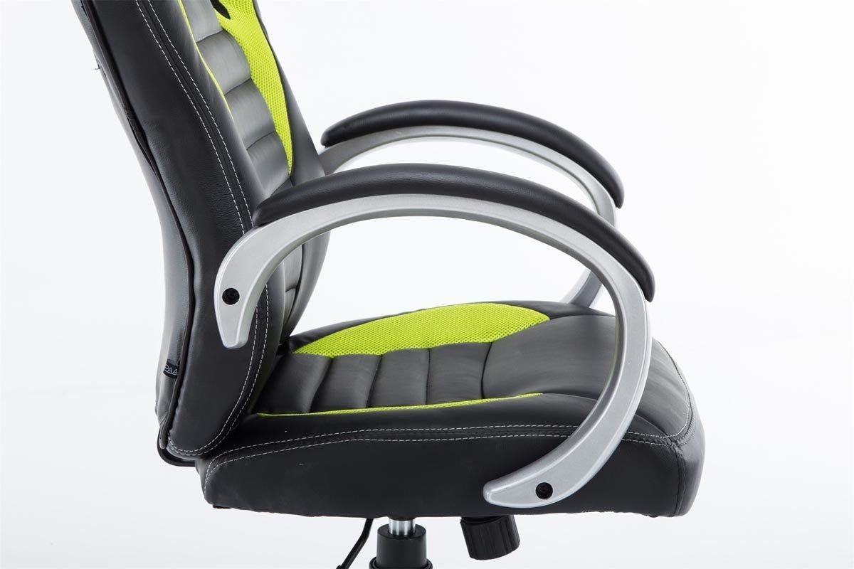 Silla Gaming ASCARI PRO, Diseño Deportivo y Gran Comodidad, Piel y Tela, en Negro