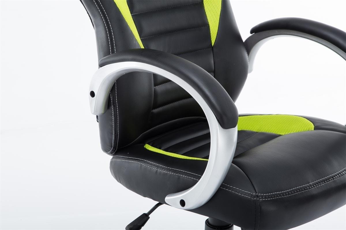 Silla Gaming ASCARI PRO, Diseño Deportivo y Gran Comodidad, Piel y Tela, en Negro