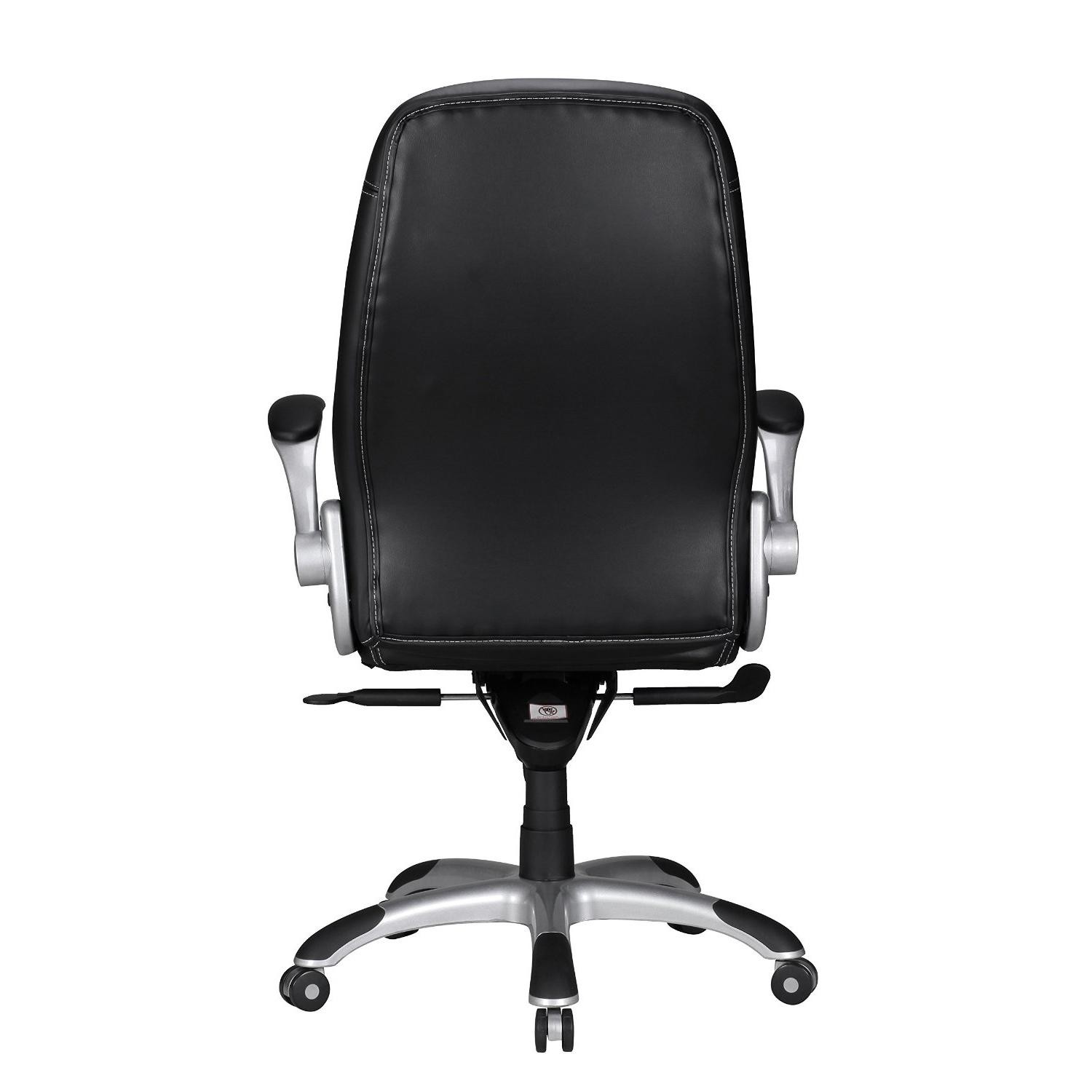 Silla de Ordenador MONTREAL con precioso Diseño Gaming, Tapizada en Piel, Uso Profesional 8h, Negro