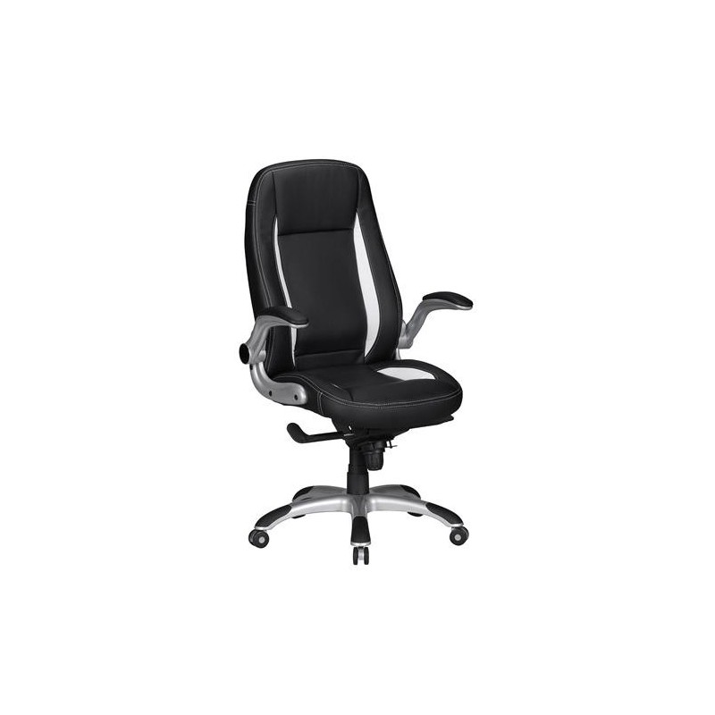 Silla Gaming MONTREAL. Diseño de inspiración deportiva, gran acolchado y para uso profesional de 8 horas, en negro