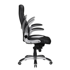 Silla Gaming MONTREAL. Diseño de inspiración deportiva, gran acolchado y para uso profesional de 8 horas, en negro