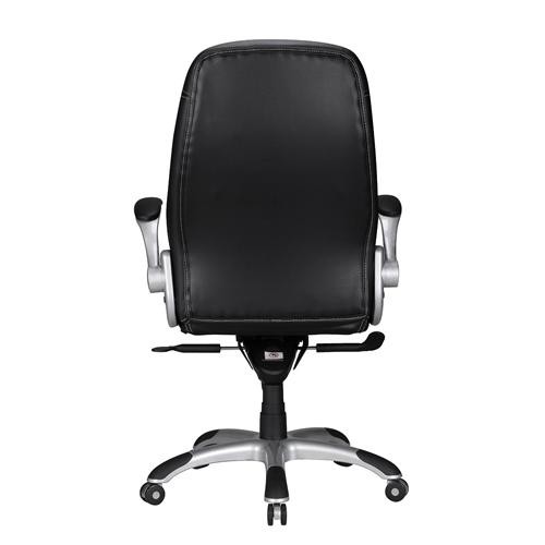 Silla de Ordenador MONTREAL con precioso Diseño Gaming, Tapizada en Piel, Uso Profesional 8h, Negro
