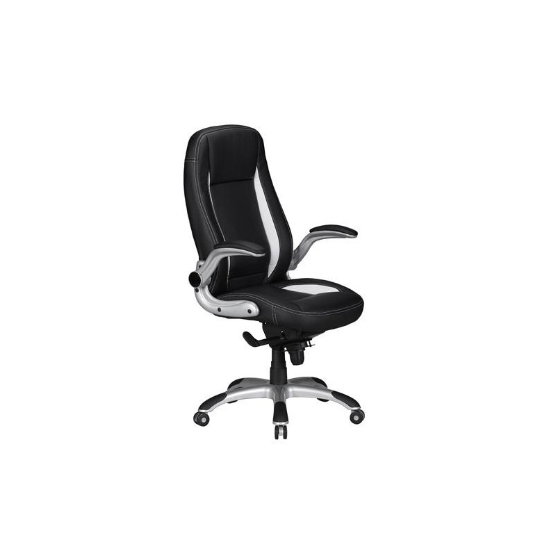 Silla Gaming MONTREAL. Diseño de inspiración deportiva, gran acolchado y para uso profesional de 8 horas, en negro
