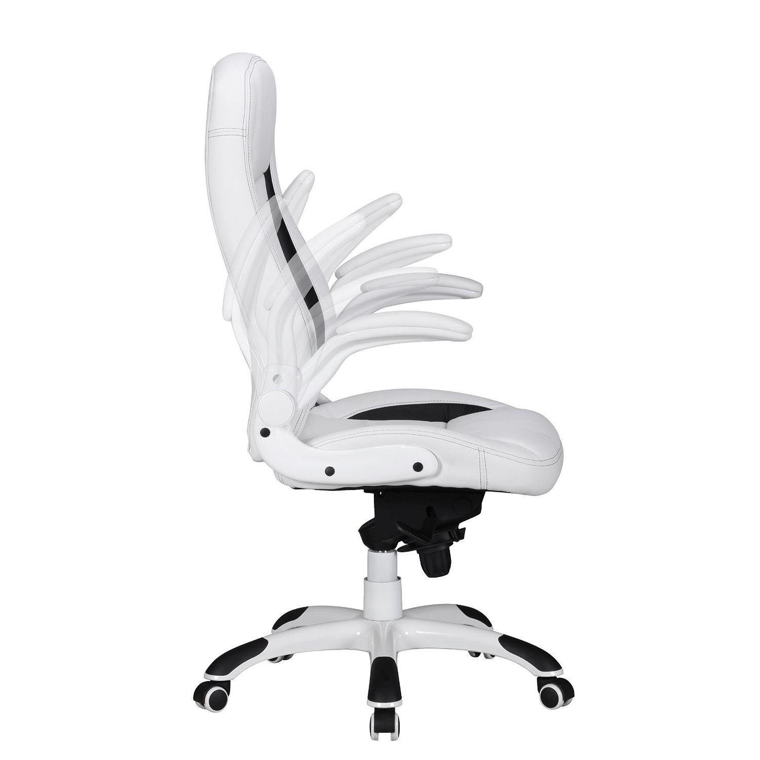 Silla de Ordenador MONTREAL con precioso Diseño Gaming, Tapizada en Piel, Uso Profesional 8h, Negro