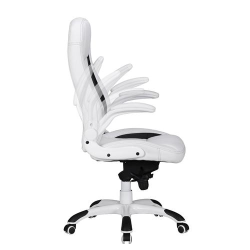 Silla de Ordenador MONTREAL con precioso Diseño Gaming, Tapizada en Piel, Uso Profesional 8h, Negro