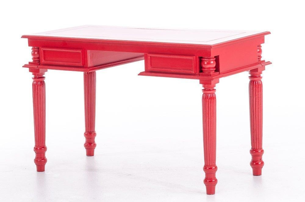 Bonito Escritorio LUCAS, de Estilo Clásico, Dimensiones 130x82,5x60cm, en Madera color Negro