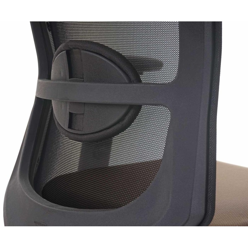 Silla ergonómica NILO, 100% ajustable, en negro