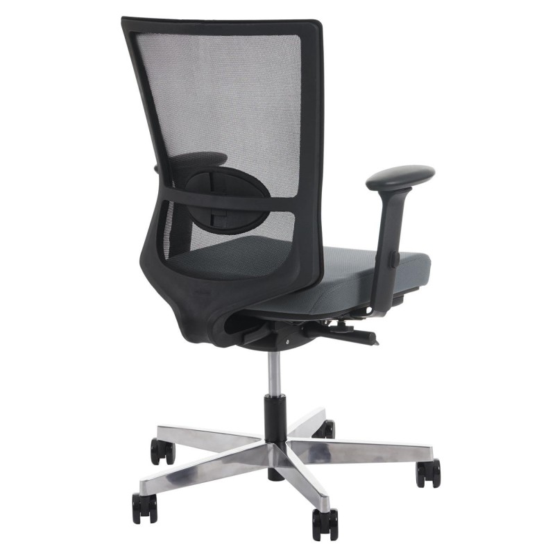 Silla ergonómica NILO, 100% ajustable, en negro