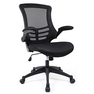 Silla de oficina URDAX en malla transpirable color negro