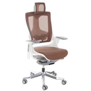 Silla ergonómica NIGER, totalmente ajustable, en gris