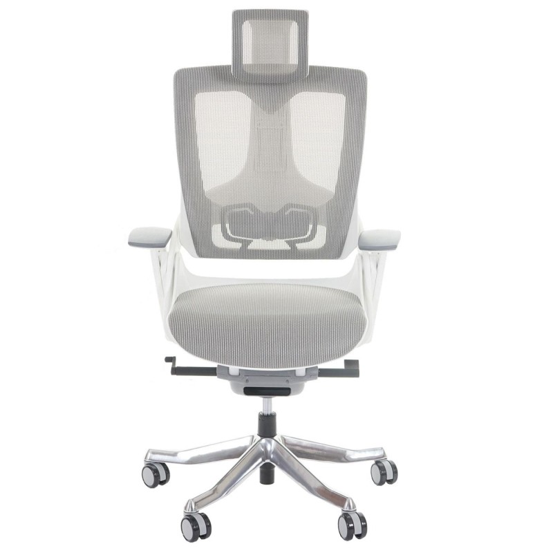 Silla ergonómica NIGER, totalmente ajustable, en gris