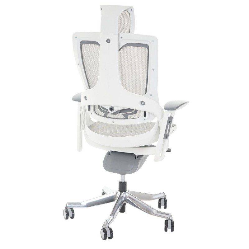 Silla ergonómica NIGER, totalmente ajustable, en gris