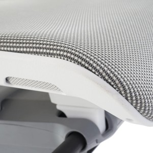 Silla ergonómica NIGER, totalmente ajustable, en gris