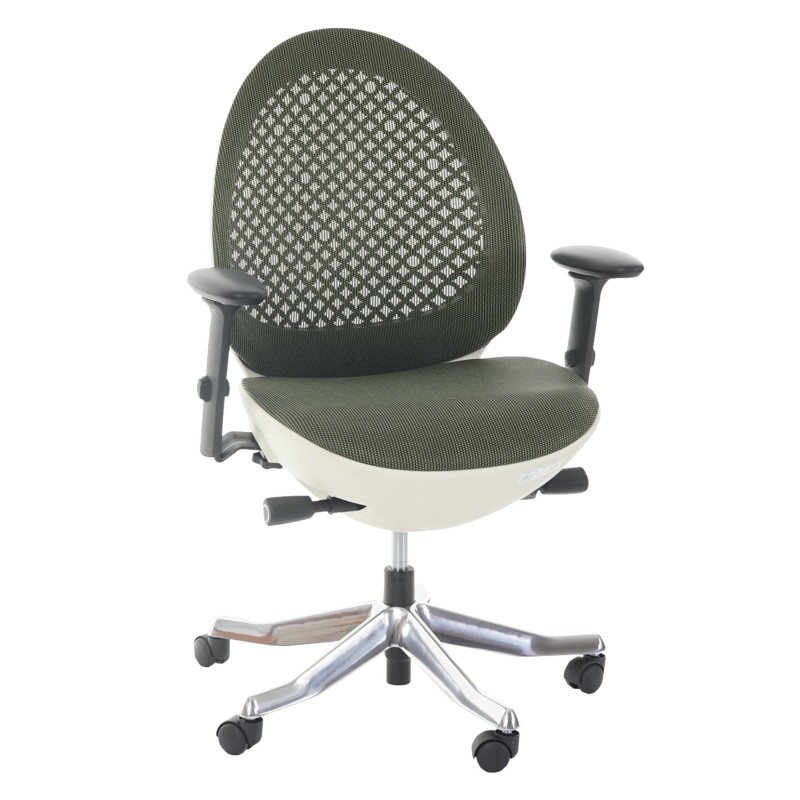 Silla de oficina OBI, diseño espectacular en marrón/ gris