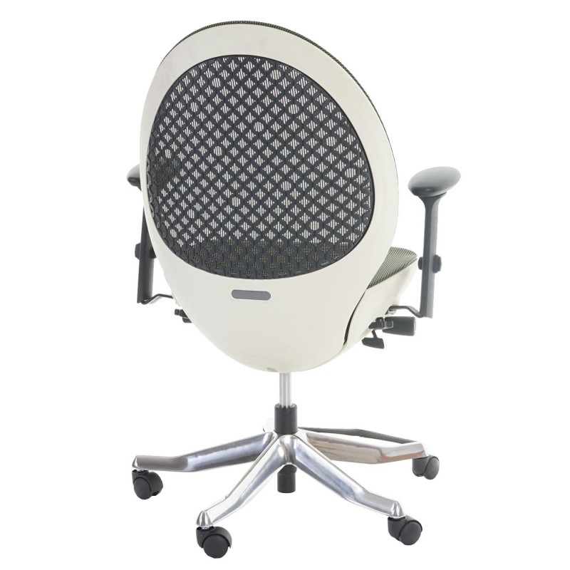 Silla de oficina OBI, diseño espectacular en marrón/ gris