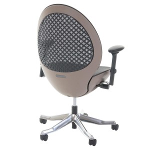 Silla de oficina OBI, diseño espectacular en marrón/ gris
