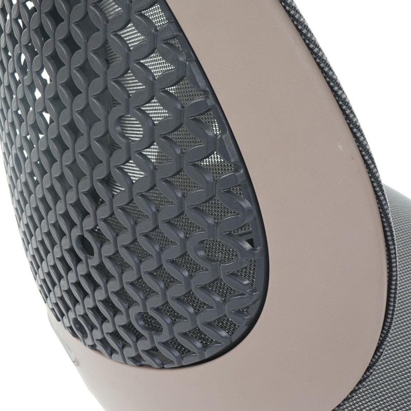 Silla de oficina OBI, diseño espectacular en marrón/ gris