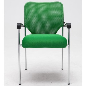 Silla de Confidente JAMAICA, bonito diseño, robusta y resistente, en malla transpirable Negro