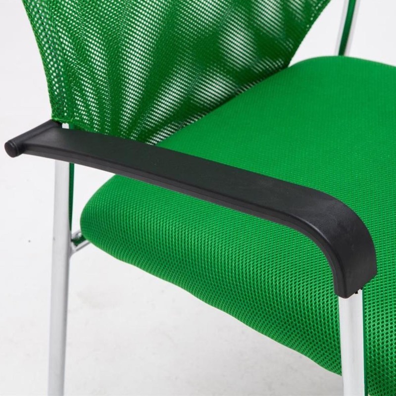 Silla de Confidente JAMAICA, bonito diseño, robusta y resistente, en malla transpirable Negro