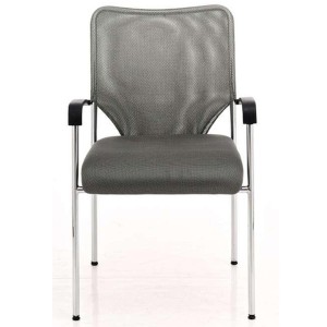 Silla de Confidente JAMAICA, bonito diseño, robusta y resistente, en malla transpirable Negro