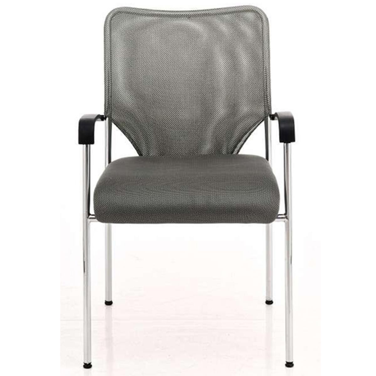 Silla de Confidente JAMAICA, Robusta y muy Cómoda, en Malla Transpirable color Negro