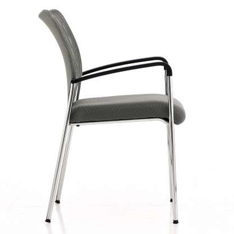 Silla de Confidente JAMAICA, bonito diseño, robusta y resistente, en malla transpirable Negro