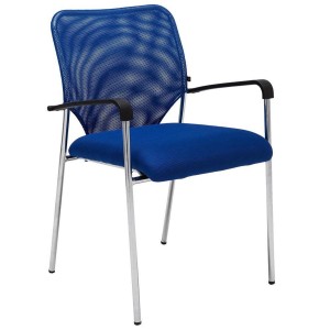 Silla de Confidente JAMAICA, bonito diseño, robusta y resistente, en malla transpirable Negro