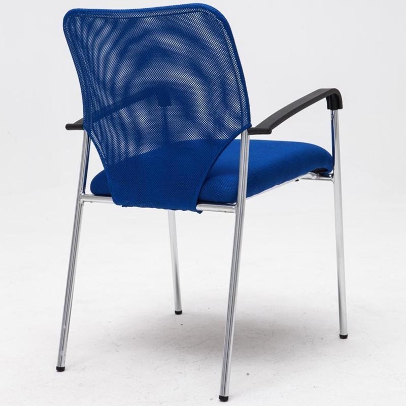 Silla de Confidente JAMAICA, bonito diseño, robusta y resistente, en malla transpirable Negro
