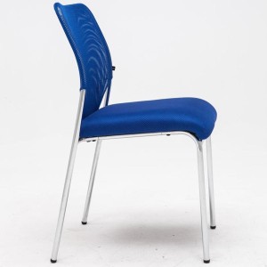 Silla de Confidente JAMAICA, sin brazos, bonito diseño, robusta y resistente, en malla transpirable Negro