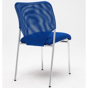 Silla de Confidente JAMAICA, sin brazos, bonito diseño, robusta y resistente, en malla transpirable Negro