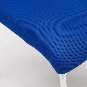 Silla de Confidente JAMAICA, sin brazos, bonito diseño, robusta y resistente, en malla transpirable Negro
