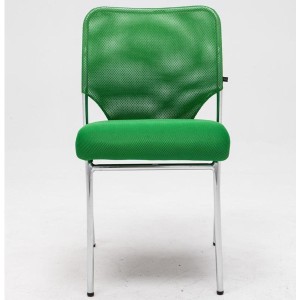 Silla de Confidente JAMAICA, sin brazos, bonito diseño, robusta y resistente, en malla transpirable Negro
