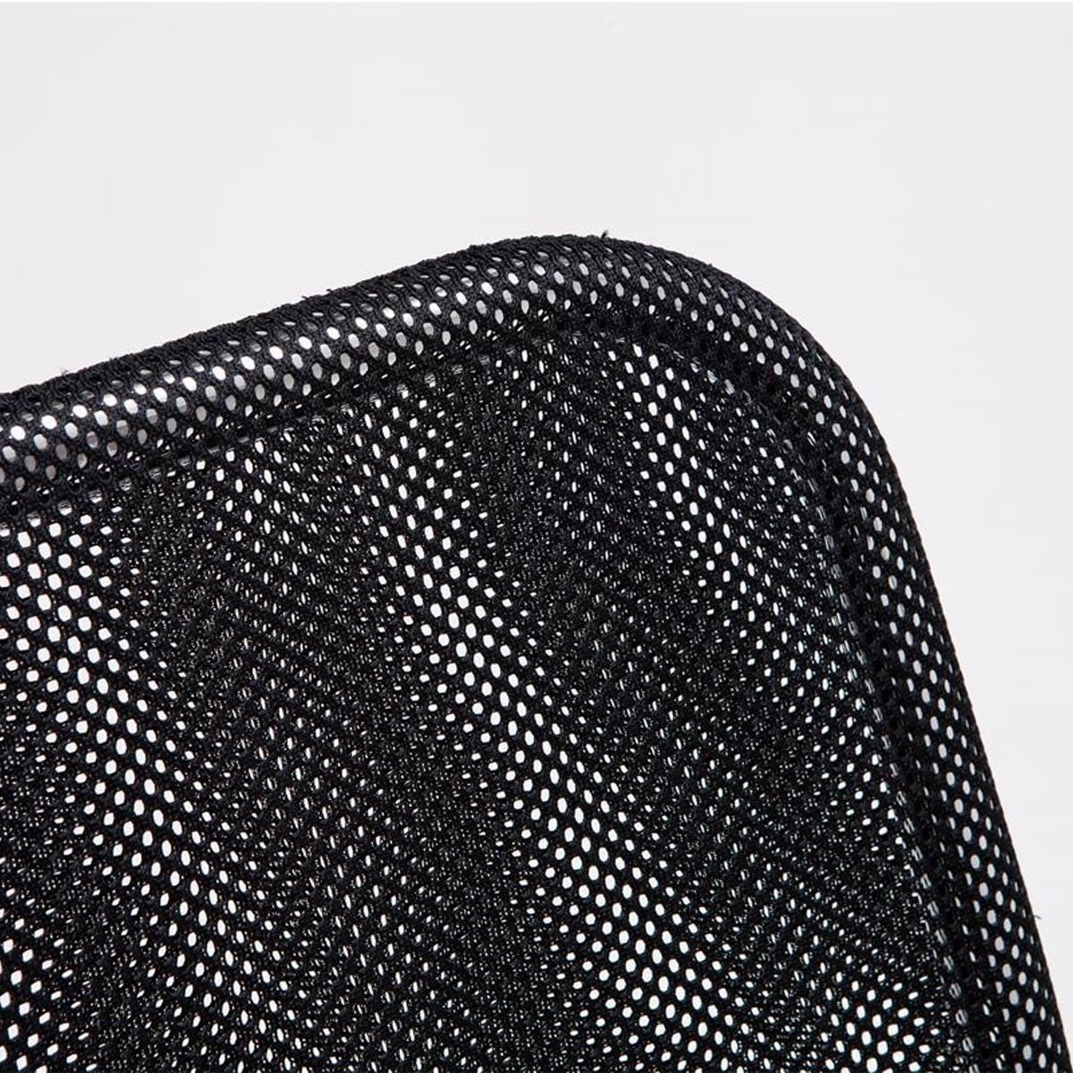 Silla de Confidente JAMAICA Sin Reposabrazos, Robusta y muy Cómoda, en Malla Transpirable color Negro