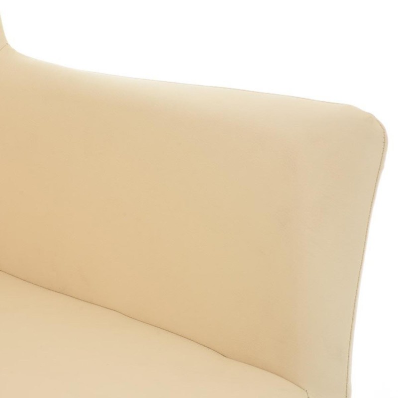 Silla de confidente PIRU, moderno y elegante diseño con estructura metálica y tapizada en piel color negro