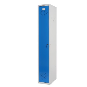 Taquilla BERIT 1 PUERTA , 183x30x50 cm, gran capacidad con compartimento individuales y máxima robustez, color rojo