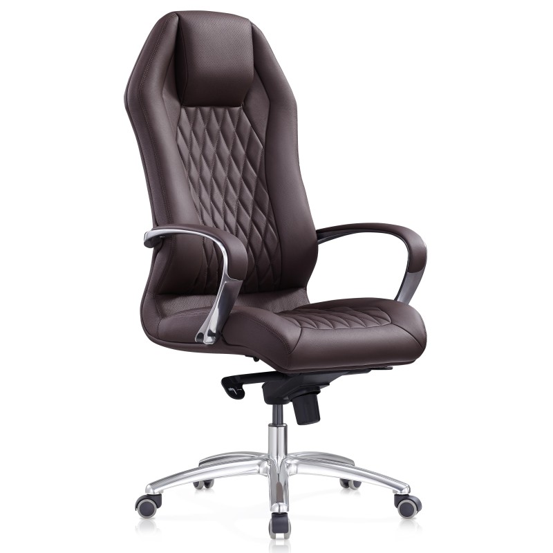 Sillón BATURA, homologado 8 horas y tapizado en piel natural color negro