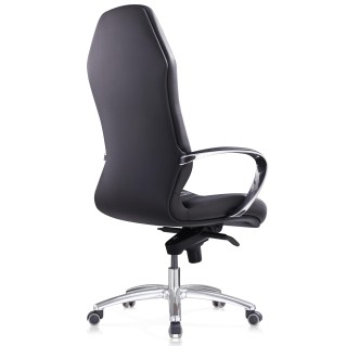 Sillón BATURA, homologado 8 horas y tapizado en piel natural color negro 2
