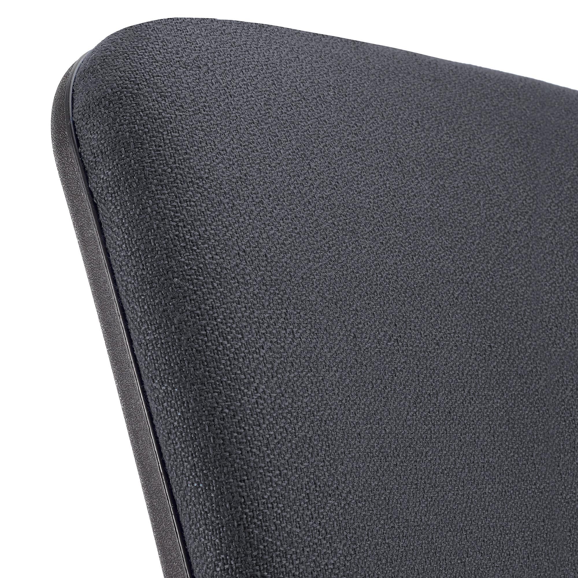 Silla de Oficina CALIPSO SIN BRAZOS, Respaldo Ajustable, En Tela Resistente, Color Negro