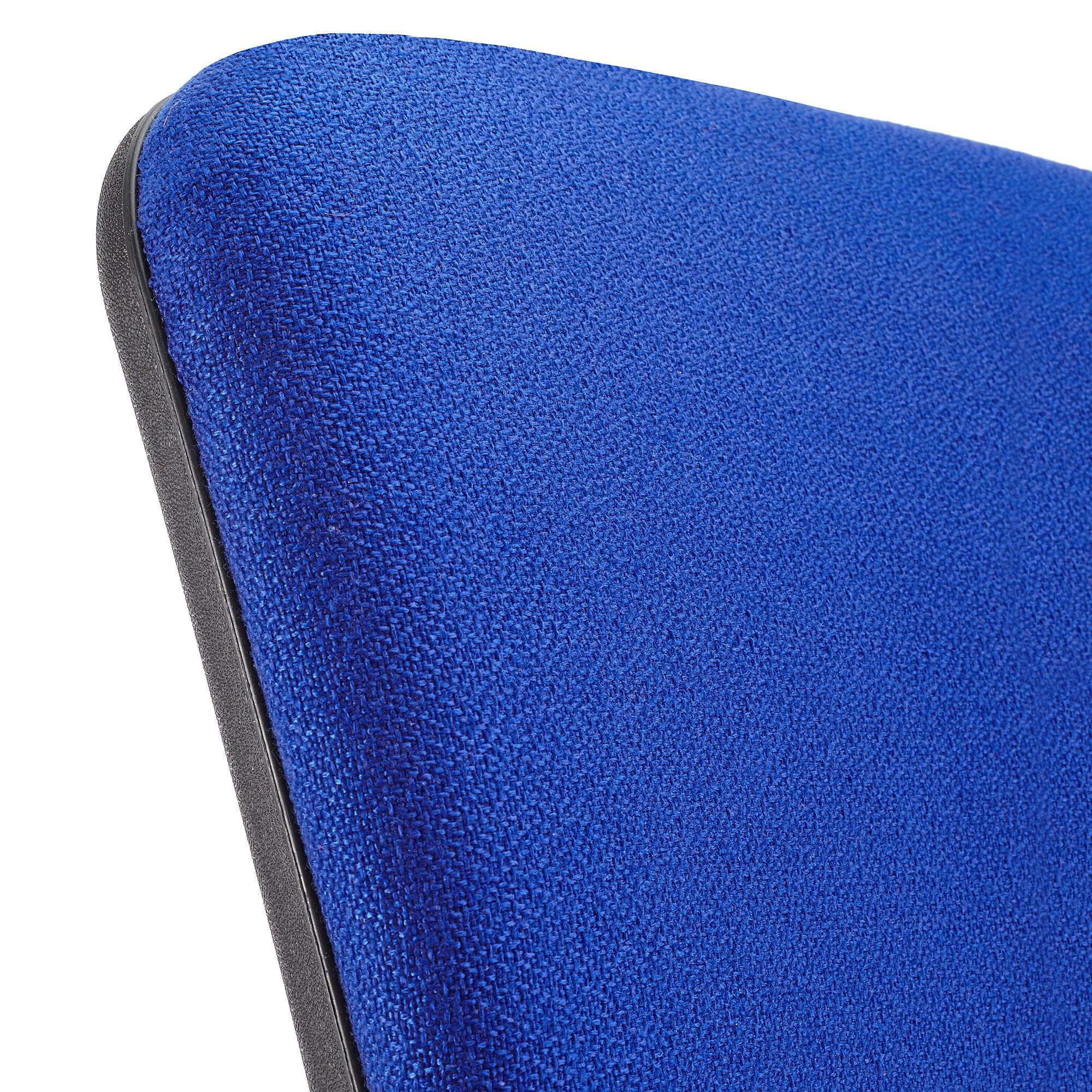 Silla de Oficina CALIPSO SIN BRAZOS, Respaldo Ajustable, En Tela Resistente, Color Negro
